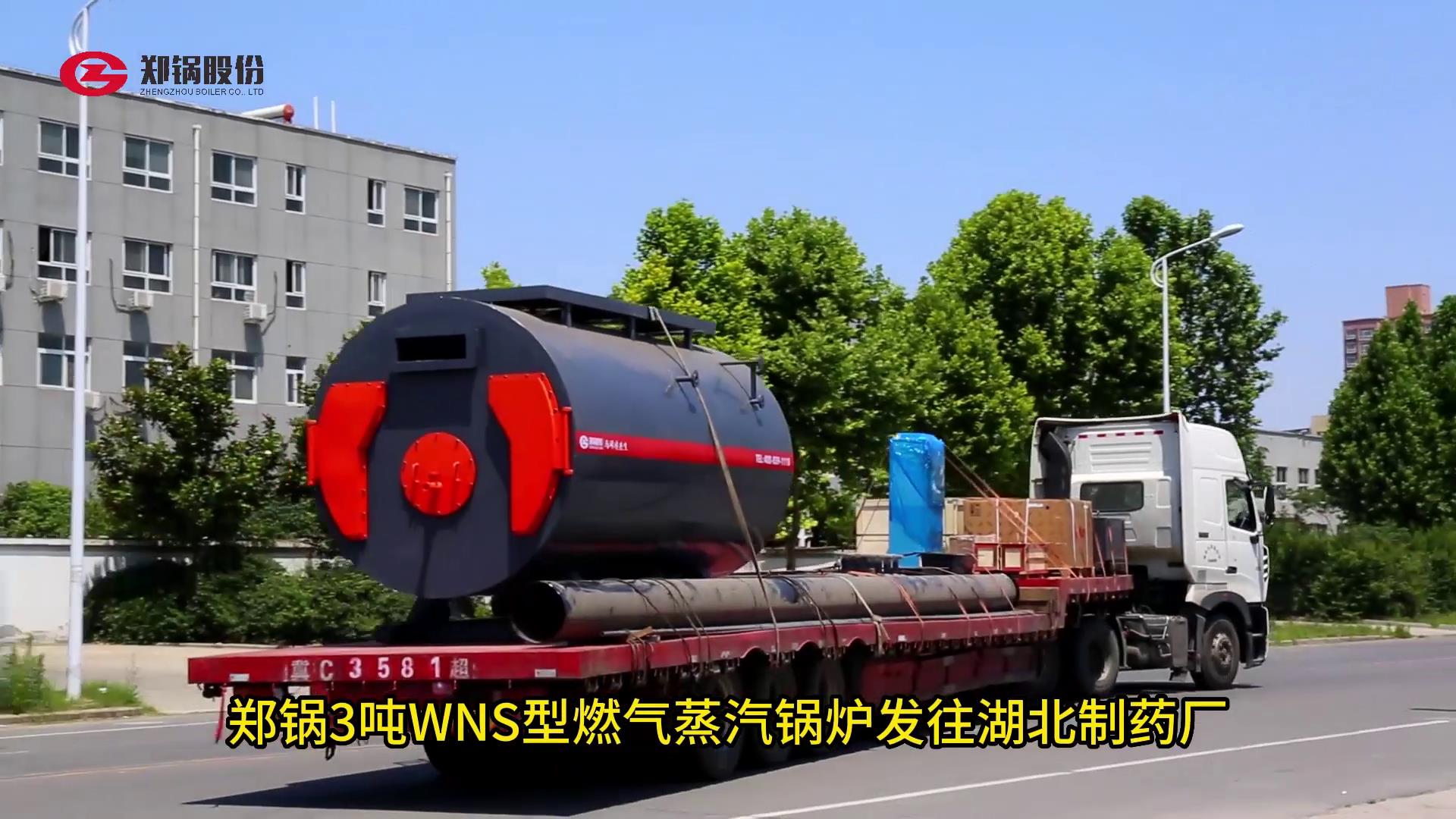 易彩堂官网3吨燃气锅炉发往湖北制药厂
